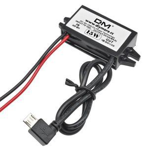 15W 자동차 전원 변환기 모듈 DC-DC 12V 5V 3A USB 스텝 다운 전압 출력 어댑터