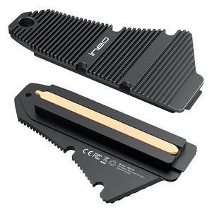 Ineo PS5 방진 방열판 M.2 NVME SSD PS5용 (PS5 슬림용이 아님) 내부 PCIe NVMe 게이밍 순수 구리 스트립으