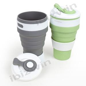 커먼 실리콘 텀블러 500ML 접히는텀블러