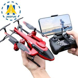 무선 헬기 카메라 장착 RC 헬리콥터 4K HD 와이파이 비행기 스마트 고도 앱 제어 리모컨 드론 남아용
