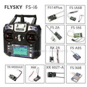 무선 헬기 -i6 FS I6 2.4G 6ch RC 송신기 컨트롤러 -iA6 B 수신기 쿼드콥터 DIY