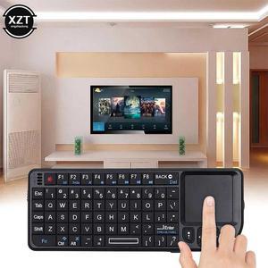 키보드 신시사이저 2.4G 미니 무선 스마트 TV용 핸드헬드 터치패드 게임 메카닉