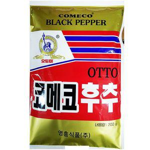 오토 코메코 흑후추 가루 200g X5순후추 후추가루 후추분 후추 후춧가루 순후