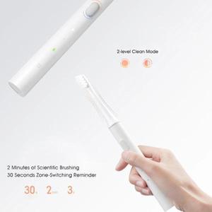 오리지널 샤오미 미지아 T100 음파 전동 칫솔, USB 충전식 방수