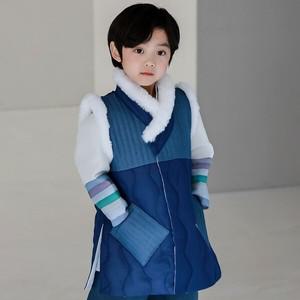 [보리보리/하랑한복]하랑한복 보노랑 남아 털조끼