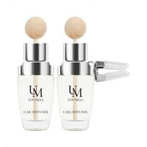유멜 시그니처 차량용 디퓨저 20ml x 2p + 나무봉 벤트클립 세트 레몬버베나 ×