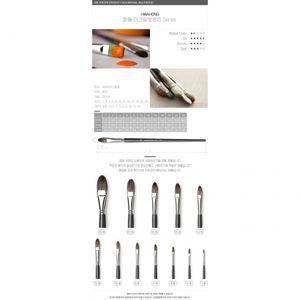 화홍 유화 아크릴붓 815F 7본 세트 평붓 화방 미술 OMB 1541554 오피스존 J