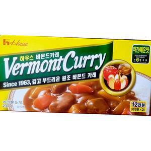 고형 카레 하우스 바몬드 중간 230g 식자재 업소용 식재료 식당용 대용량 단체 급식용 고형카레