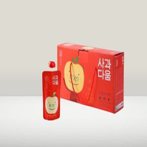 시골이야기 사과다움 생사과즙 100% 착즙 80포