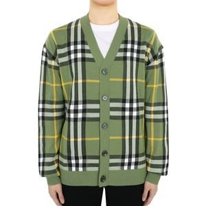 [버버리] 24 S/S 키즈 MAGLIERIA 체크 가디건(카키) 8081815 12 14Y(성인착용가능)