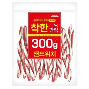 맛있는간식 샌드위치 300G X 5개 치석제거 동결건조 허니콤츄 ILWE58B2C