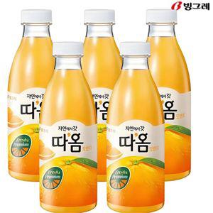 빙그레 따옴 오렌지주스 730ml (5입)