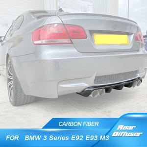 카본 FRP 리어 범퍼 립 디퓨저 스포일러 BMW 3시리즈 E92 E93 M3 07-13