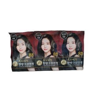 리엔 흑모비책 크림 흑갈색 120gx3입 62341