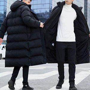 [엄지척]남자 후드롱패딩 겨울패딩 패딩점퍼 퍼안감 스웨이드