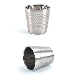 업소용 이중 스텐컵 물잔 물컵 7.2cm 180ml 9