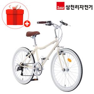 삼천리 2025 완조립 60.96cm(24인치) 아레스 7단 초등학생 주니어 클래식 하이브리드 자전거