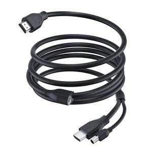 HDMI+전원 블랙 삼성스페이스모니터용 케이블 2M 삼성스페이스모니터 BN3902467A LS27R750 S32R750 스페이