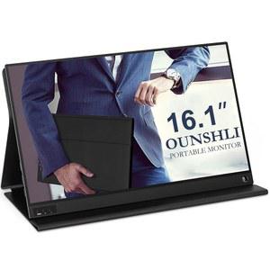노트북용 16.1인치 풀 HD 1080P 듀얼 컴퓨터 모니터 USB C HDMI(스피커 포함), 맥북제품 호환 프로 PS4 PS5 PC용 플랫 트래블 모니터, 스마트 커버 및 화면 보호기 포함 U2026