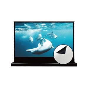 스탠드 S 120인치 휴대용 접이식 스탠드 실내 텐션 플로어 스크린 4K HD 화이트 시네마, 4K /3D /UHD 게이밍 /홈 시네마, 일반 프로젝터와 호환, VSDSTW120H