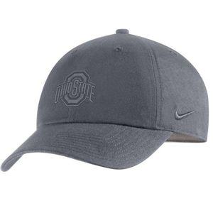 [관부가세포함] Nike 나이키 Heritage86 OSU 오하이오 주립 버키스 조절 가능 회색 아빠 모자