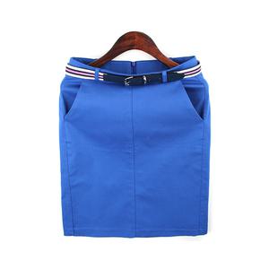 바리스타 국산 여성 봄 여름 가을 미디스커트 H라인 주머니 기본 스커트