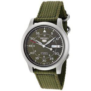 [세이코] SEIKO 5 손목시계 자동 감기 해외 모델 밀리터리 카키 그린 SNK805K2 맨즈 [역수입품]