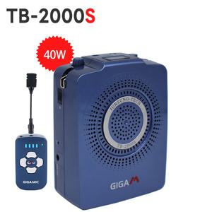  2채널 스피커 휴대용 무선마이크 뉴기가엠TB2000S  기가폰 무선헤드셋마이크 관광안내 회의 관광가이드 소형 확성기 미니 메가폰 요가 댄스 강사 교사 강의용스피커 앰프 