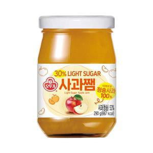 오뚜기 라이트 슈가 사과쨈 290g 샌드위치 어린이 환자 영양식 탕비실 자취 혼밥 부모님식사 290g