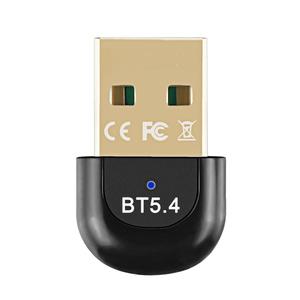 USB 블루투스 호환 5.4 어댑터 음악 오디오 리시버 송신기 드라이버 동글 PC용 윈도우 11 10/8.1 지원