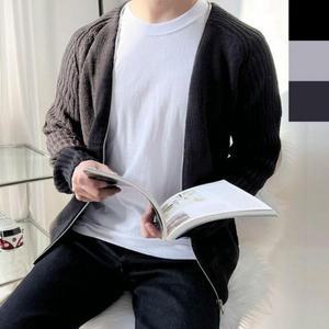 남성상의 남친룩 브이넥 가디건 캐주얼 겨울 1P (3i7jv)