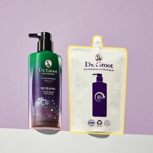 닥터그루트 마이크로바이옴 캡슐샴푸 400ml + 리필 385ml