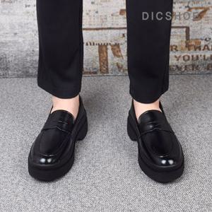 [딕슈]딕슈 남성 통굽 키높이 페니 로퍼 5cm SN1LFMA440
