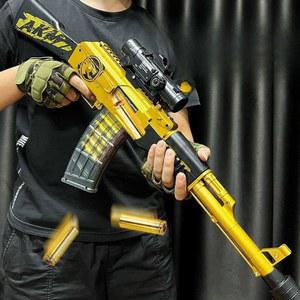 ak47 공기 에어 소프트 전기 버스트 스폰지탄 수정탄 고무탄 AK 47 토이건 샷건