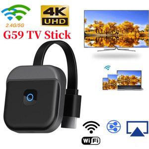 오네어 크롬캐스터 무선 와이파이 TV 스틱 디스플레이 동글, HDMI 호환 스마트 스크린 프로젝터, DLNA용, IOS 안드로이드용, 5G 2.4G, 4K 1080P
