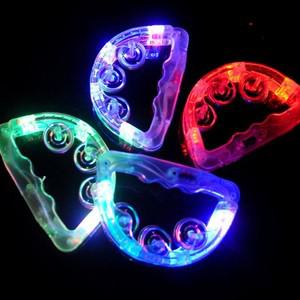 노래방 LED 악기 리듬 15cm 탬버린