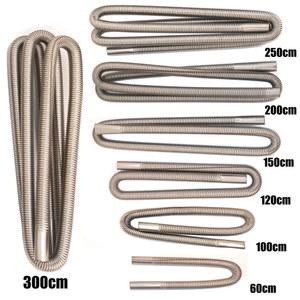 스틸 주차 벤트 에어 탱크 디젤 가스 히터 소음기 배기관 튜브 자동차 스테인레스 머플러 60cm Pipe