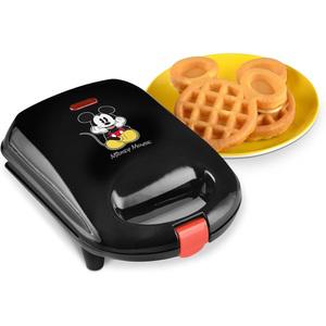 디즈니 미키마우스 미니 와플 메이커 블랙 Disney