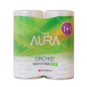 아우라 자동분사 방향제 리필 난초향 280ml+280ml