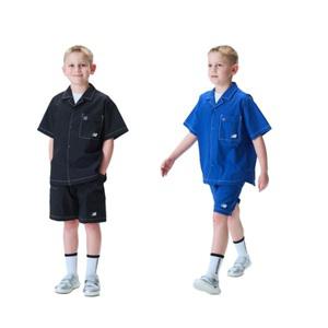 [롯데백화점]뉴발란스 KIDS RIDER_시어서커 셔켓 셋업(NK9YF2611U)