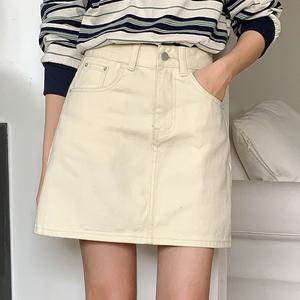 [코코블랑] 머린즈 코튼 미니스커트