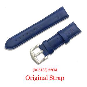 BENYAR 시계 남성용 가죽 스트랩 실리콘 남성용 22mm 시계 밴드