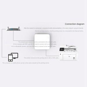 멀티 인터페이스 네트워크 프린트 서버, NP332, 3 포트 USB