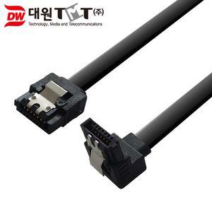 sata3 케이블 0.5미터 ㄱ자 꺽임 sata3케이블 메인보드sata케이블 사타3케이블
