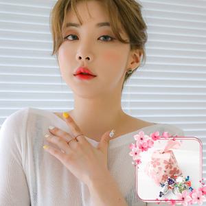 [헤스티아][+달콤한 벚꽃사탕패키지] 봄의 멜로디가 나의 걸음걸이에 번지다 반지+핑크선물포장+쇼핑백