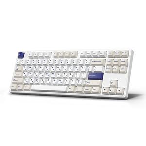 한성컴퓨터 GK797PRO 유무선 기계식 오션 화이트 (라벤더 또각)