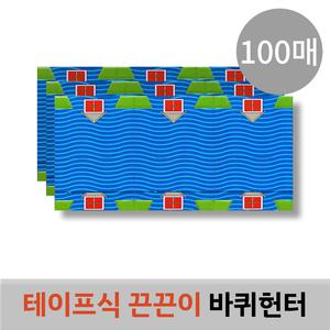 [100매] 엘비엘 바퀴헌터 3조각 바퀴벌레 귀뚜라미 개미 끈끈이 접착제 넓은면적 강력유인