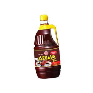 오뚜기 스테이크소스 2.1Kg 립 바비큐소스 업소용