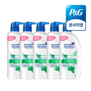 헤드앤숄더 쿨 멘솔 약산성 두피 트리트먼트 850ml 5개