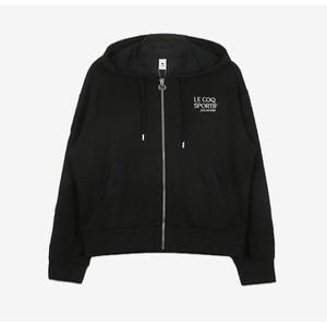 [르꼬끄]M 르꼬끄후드집업 UQC QP122OFT11-BLK 에슬레저 여성 더블텐션 후드 집업 BLK